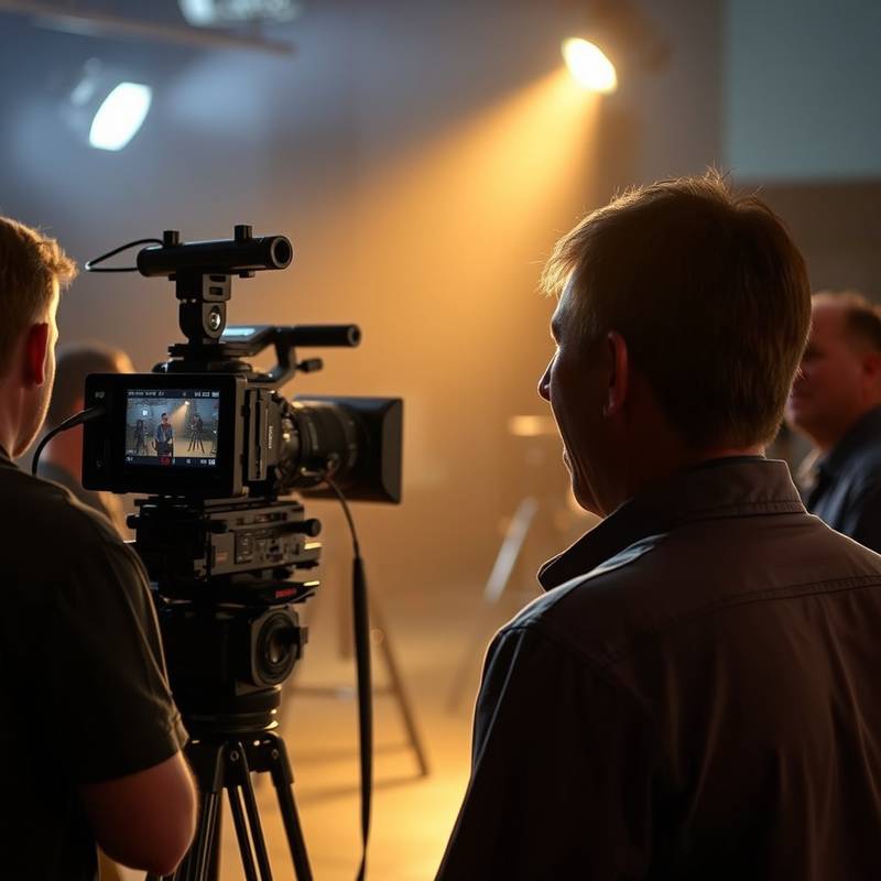Behind the scenes film production