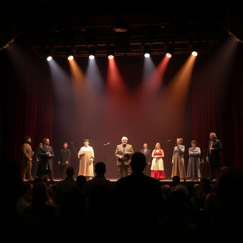 Image of actors performing on stage